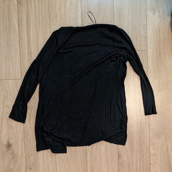 Black open front cardigan - Picture 1 of 5